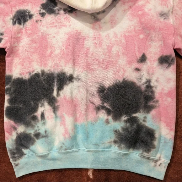 Artist Union Tie Dye Hooded Pullover Sweatshirt - Picture 13 of 14